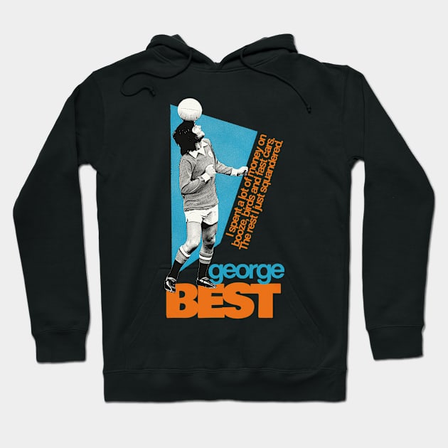 George Best - Retro Fan Artwork Hoodie by unknown_pleasures